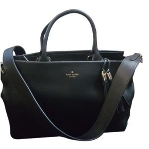 Kate Spade Larson Black Leather Handbag